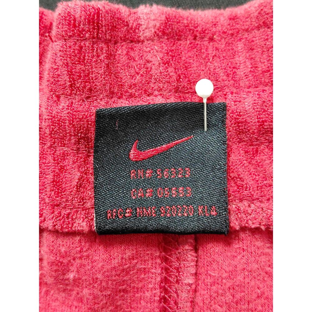 Jordan Red Drawstring Shorts Solid Polyester Size… - image 6